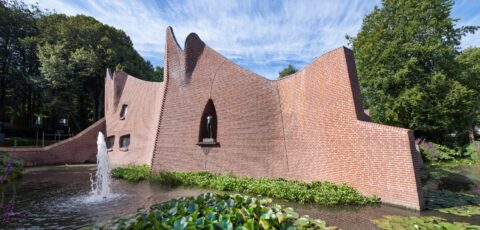 Het museumgebouw van Drents Museum De Buitenplaats