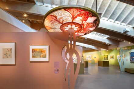 Detail van de tentoonstelling Power to the Flower