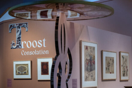 Detail van de tentoonstelling Power to the Flower