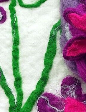 Beeld voor workshop bloemen vilten