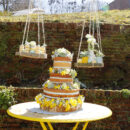 Een opgemaakte taart gepresenteerd bij de Oranjerie