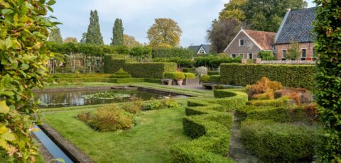 De museumtuin van Drents Museum De Buitenplaats