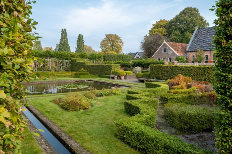 De museumtuin van Drents Museum De Buitenplaats